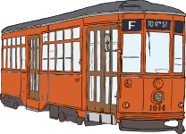 A Milan tram